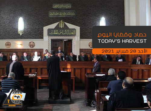 حصاد اليوم  الأحد 28 فبراير 2021